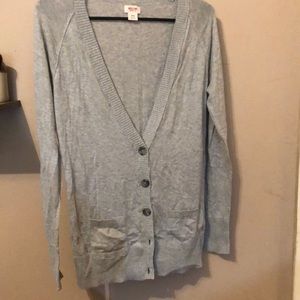 Mossimo Womens Gray Cardigan